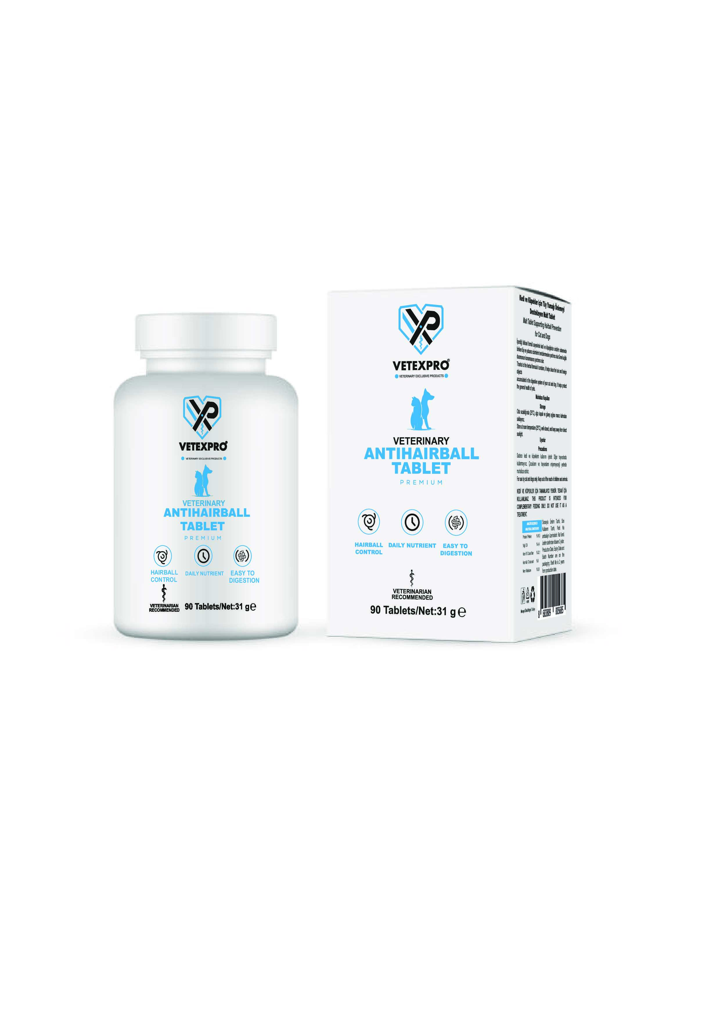 VETEXPRO ANTİHAİRBALL TABLET